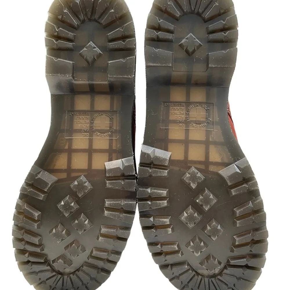 Dr. Martens  1460 Serena saddle tan leather shoes size 9 - Image 5