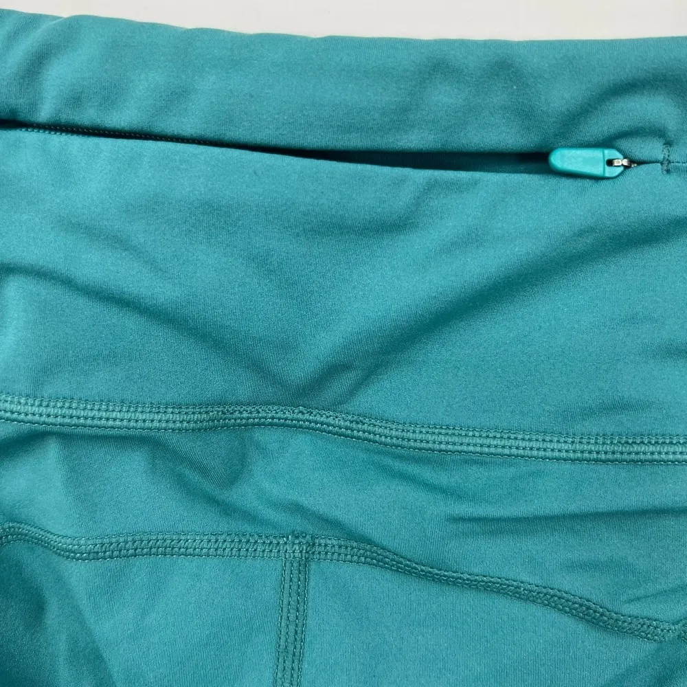 Sweaty Betty Leggings Women Wave Green Power Crop Length Sculpting Wicking sz 10 - Image 5