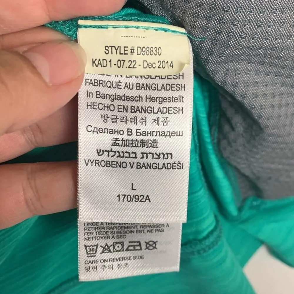 marmot women's large green full zip lightweight jacket sweatshirt athletic out - Image 9