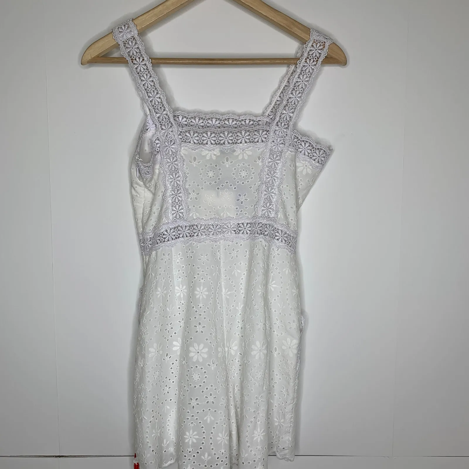 Charo Ruiz Zuma Eyelet Embroidered White Romper Womens XS New - Image 8