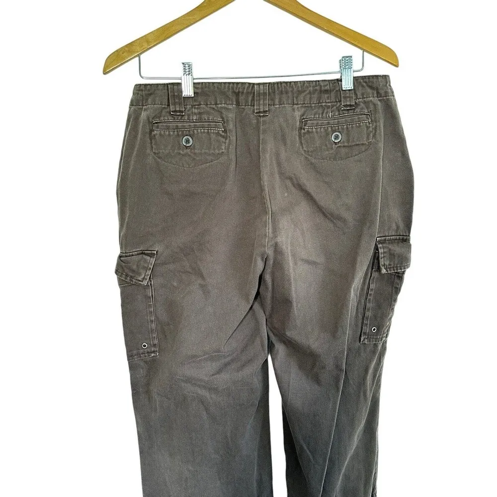 Nike ACG Cargo Pants Womens 12 Brown Outdoor Utility Pockets Hiking 100% Cotton - Image 3