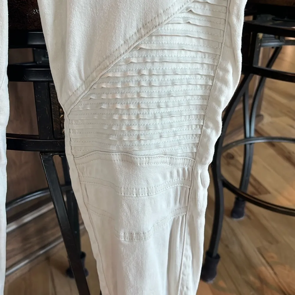 Boutique Skinny Pants Leggings Fits Womens Medium Beige - Image 4