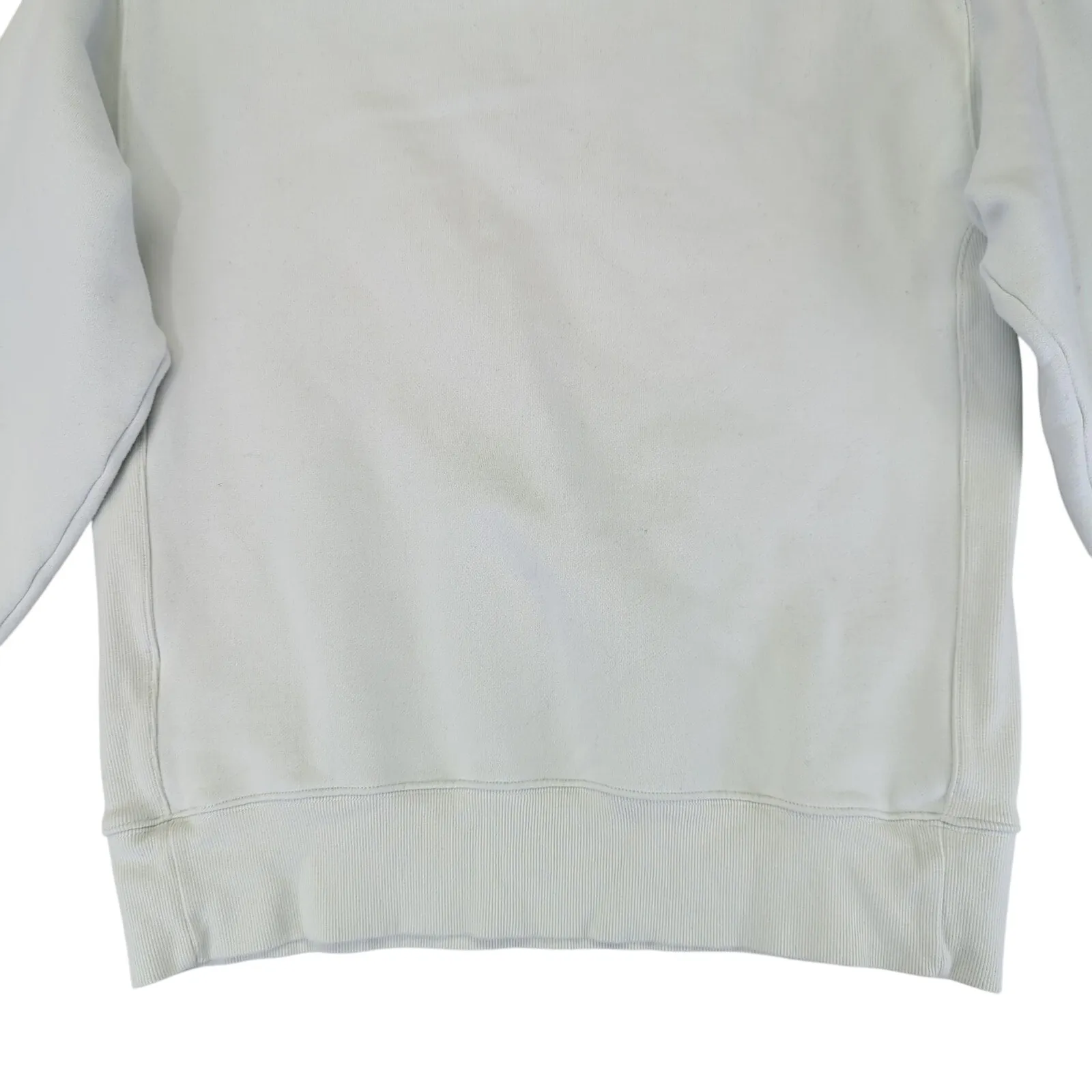 Aritzia TNA The Cozy Fleece Pullover Crew Neck Sweatshirt Boyfriend Women's XS Blue - Image 6