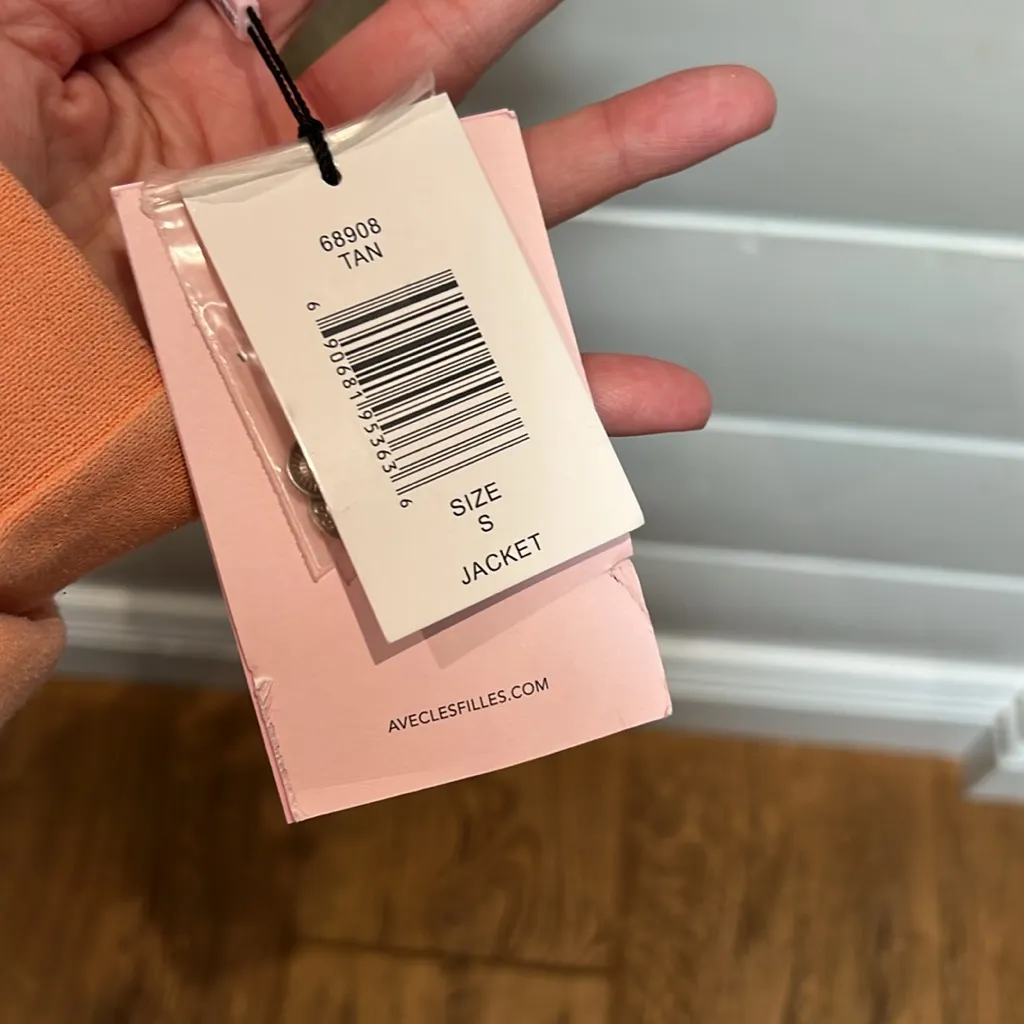 Avec Les Filles Tan Utility Jacket Relaxed‎ Fit small - Image 2