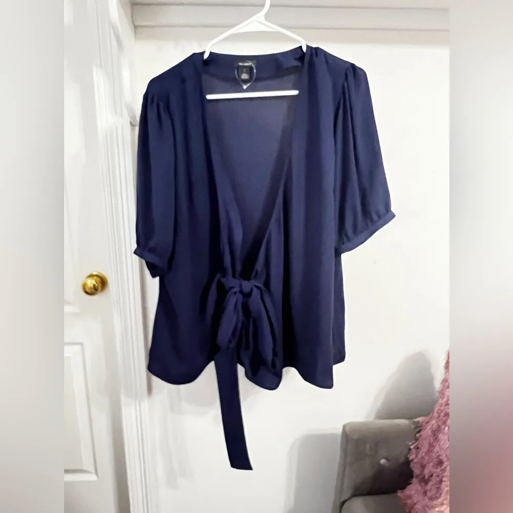 REMOVING TODAY FINAL PRICE NWOT Halogen Wrap Shirt - Image 2