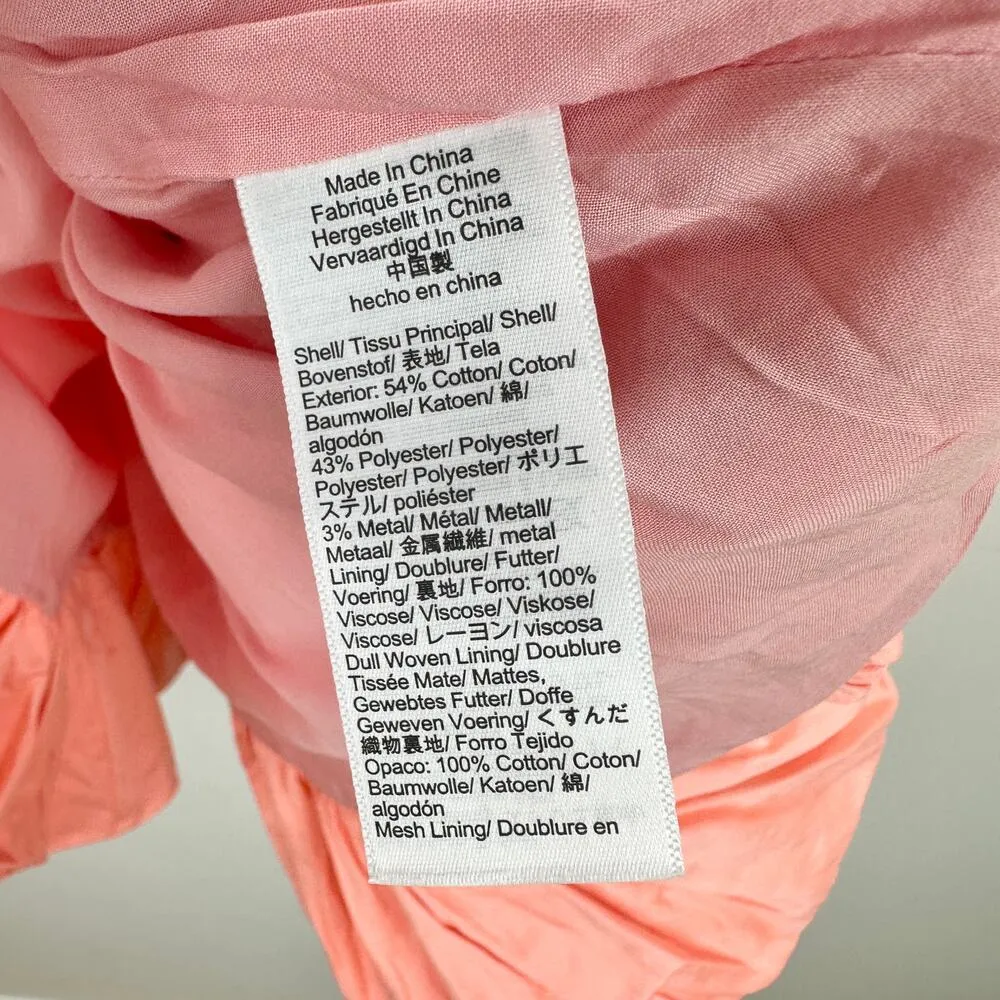 J.Crew Collection Mini Bubble Dress Satin Party Holiday Peony Pink US 8 NWT - Image 9