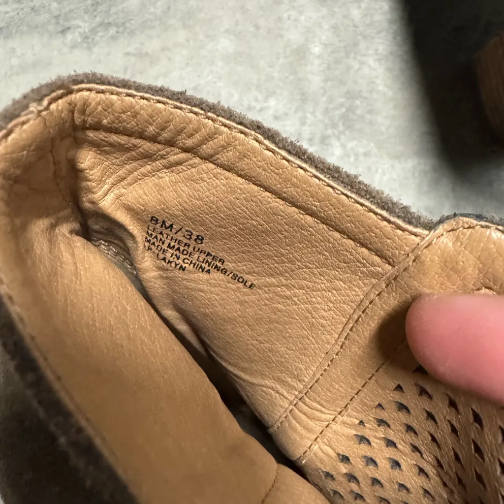 Lucky Brand Green Suede Ankle Boots - Image 6