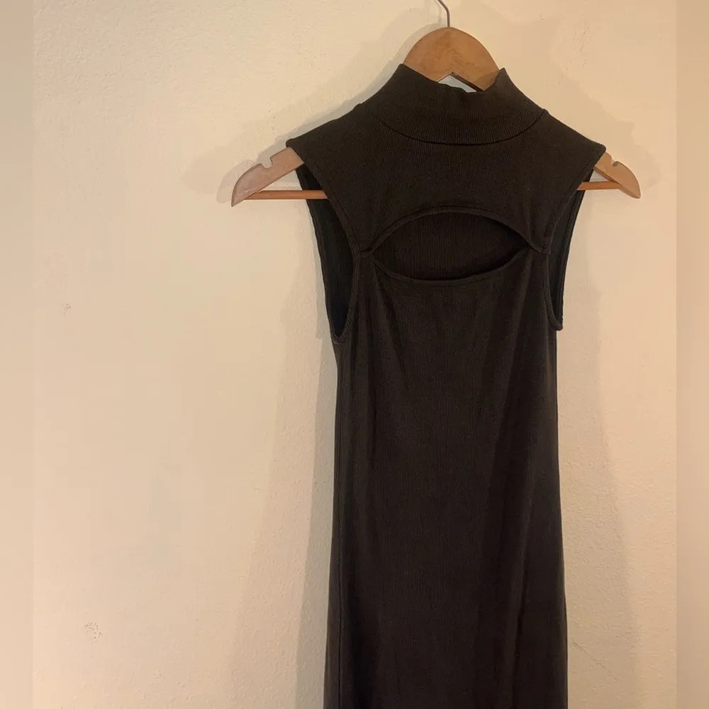 NWT All Saints Kiki Sleeveless Keyhole Front Dress - 4 - Dark Green - Image 4