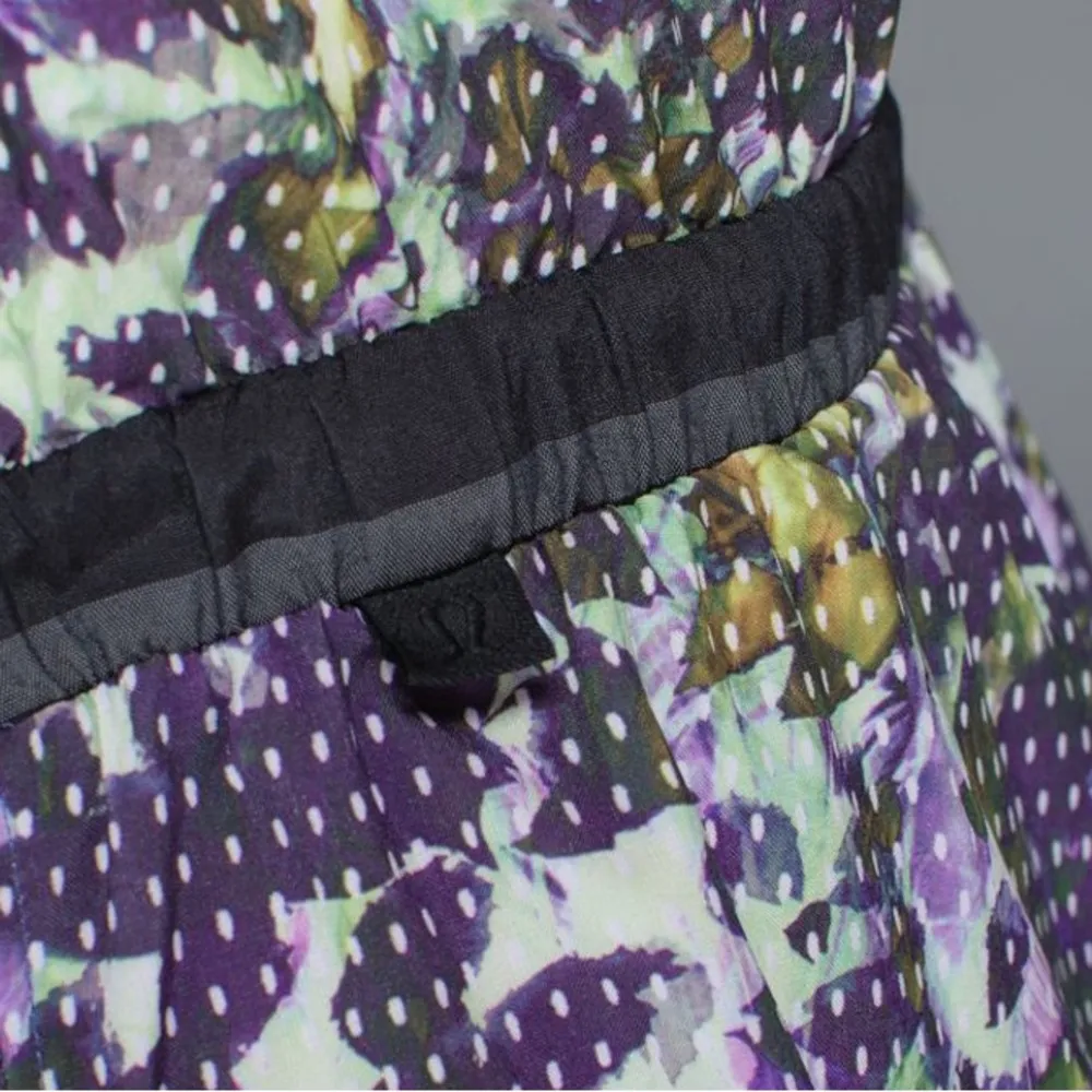 ၂LuluCity Summer DressFloral Sport White Multi / Narrow Court Stripe Black White - Image 7