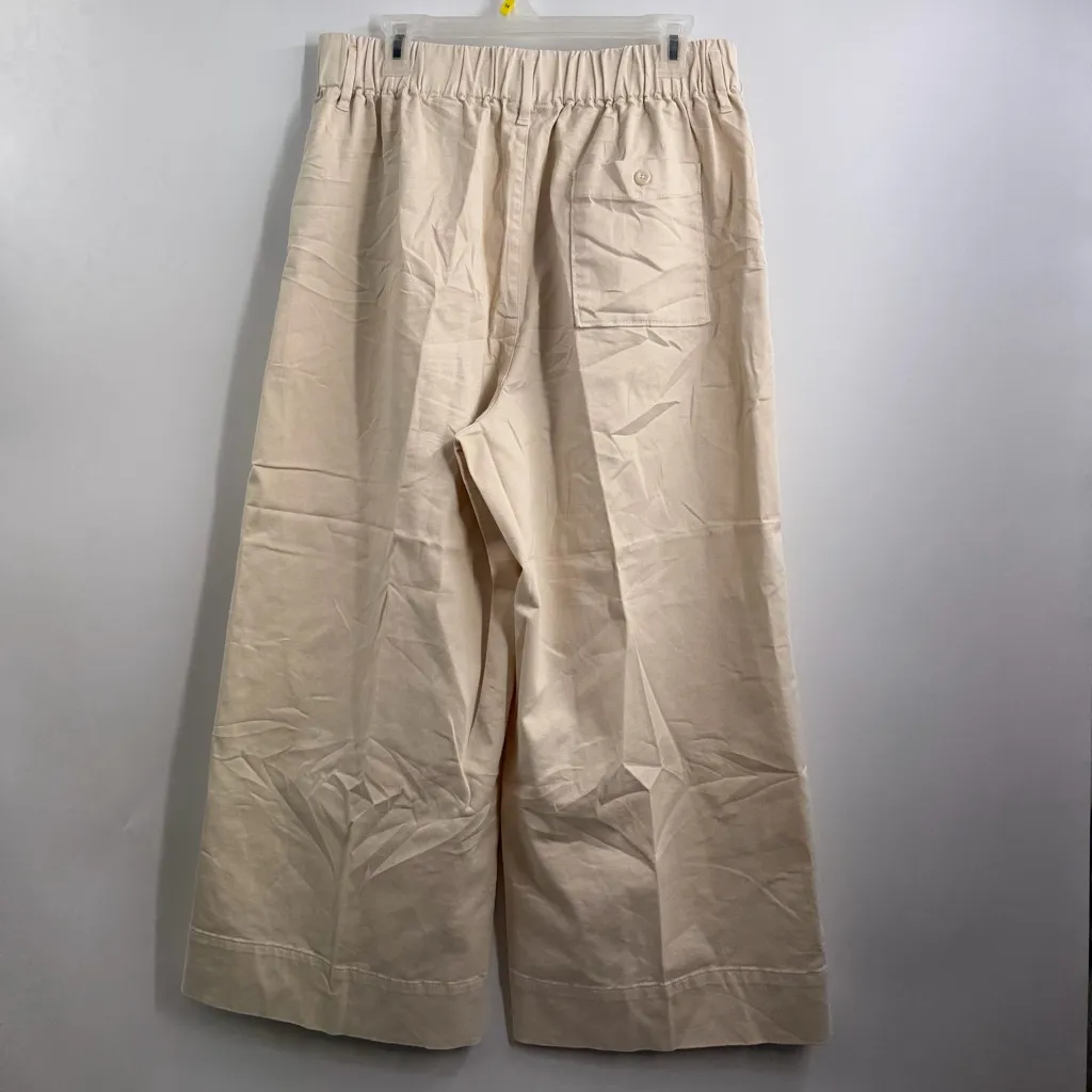 J. Crew Pull-on wide-leg chino pants AY943 large - Image 5