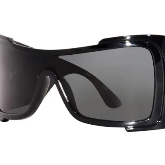Versace  Black Shield Sunglasses - Image 4