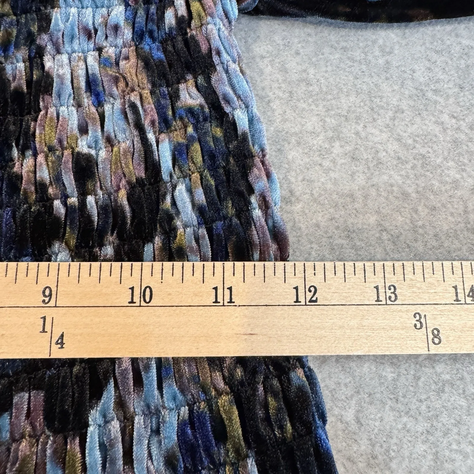 Urban Outfitters Festival Whimsigoth Fairy Romper Womens Medium Blue Velvet - Image 13