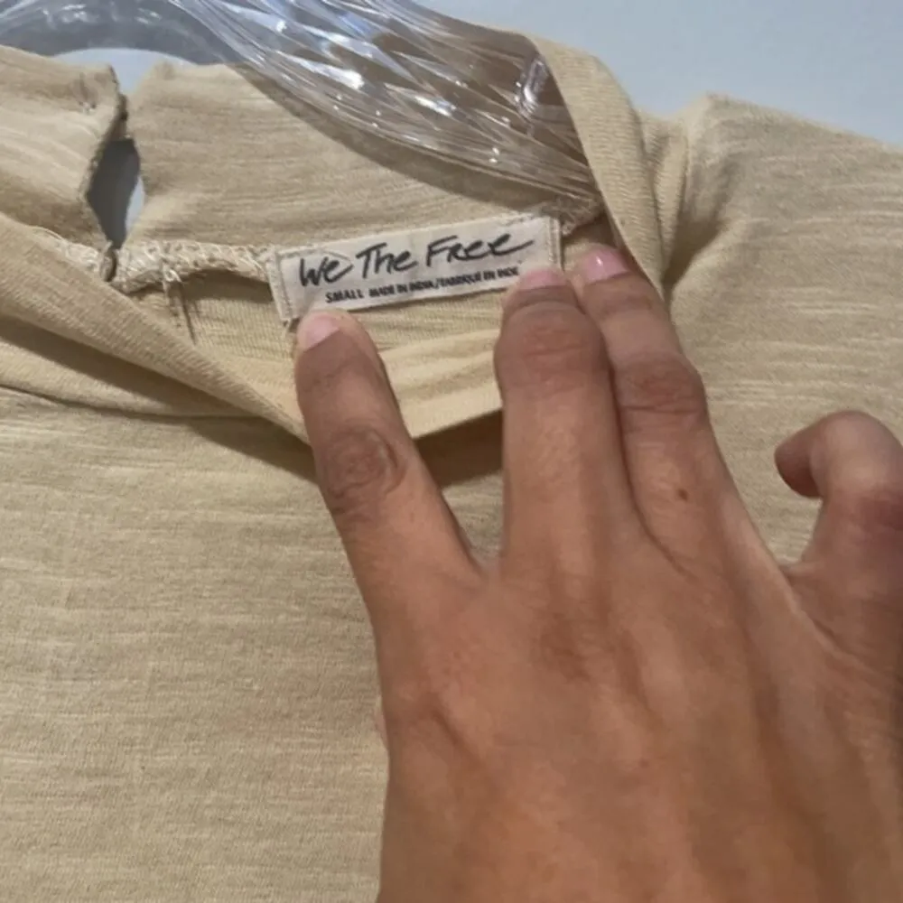 We the Free Hooked on You Cuff Embroidered Top size Small - Image 13