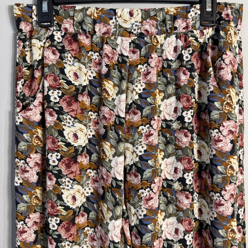 Show Me Your Mumu Floral Wide Leg Jogger Pants Women's Large Boho Festival Twee - Image 7