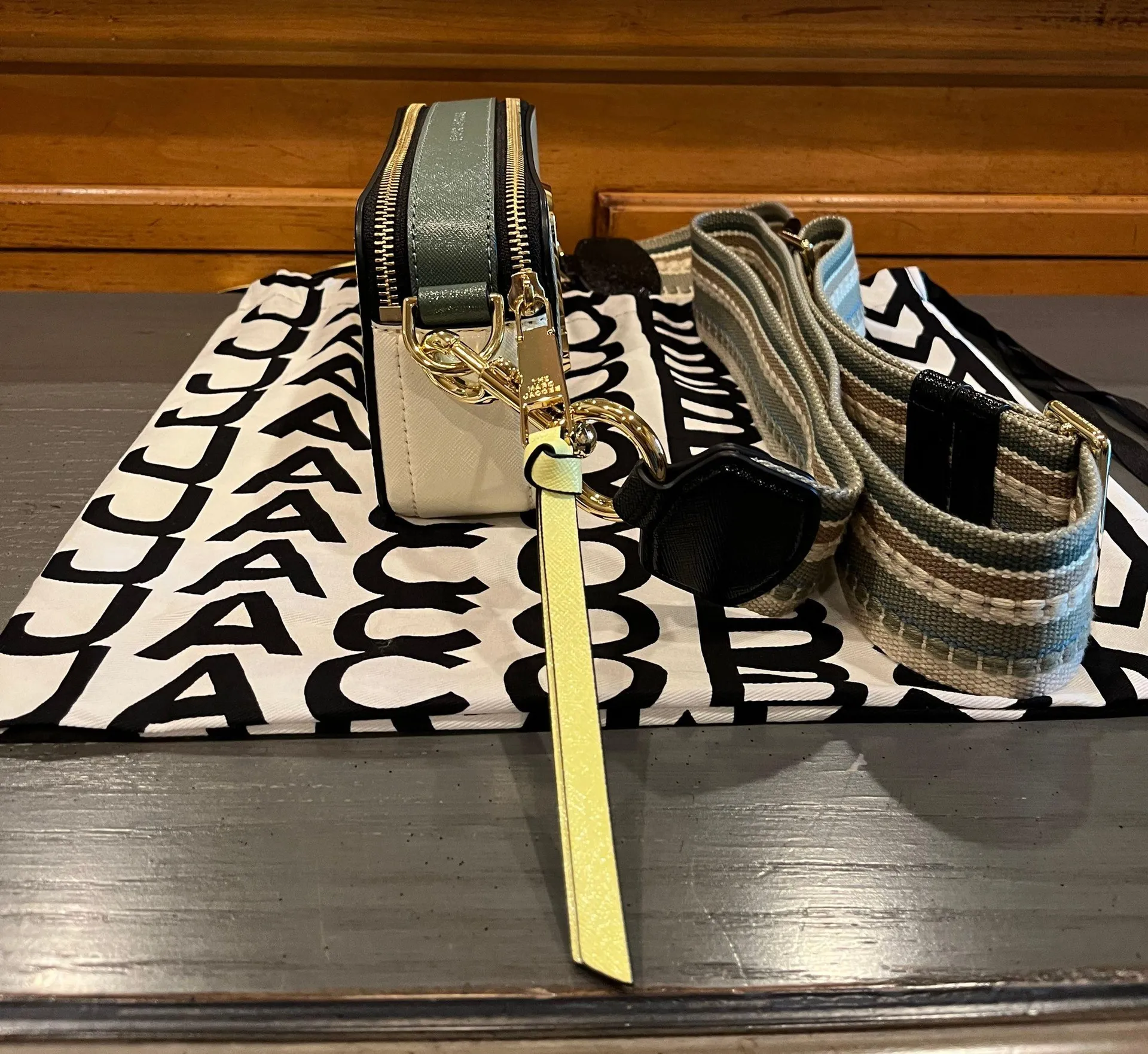 Marc Jacobs The  Snapshot Crossbody - Silver Sage Multi - Image 7