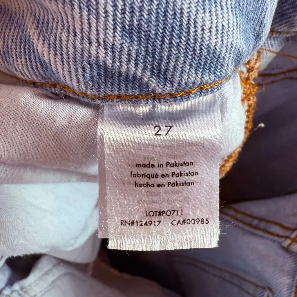 WeWoreWhat Slit Hem Jean in Blue Light Wash‎ Size 27 - Image 9