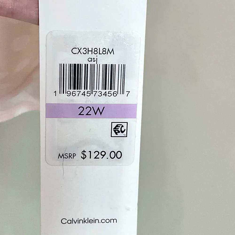 Pink Trapeze Dress Dotted Chiffon 3/4 Sleeve A-Line Sz 22W NWT - Image 5