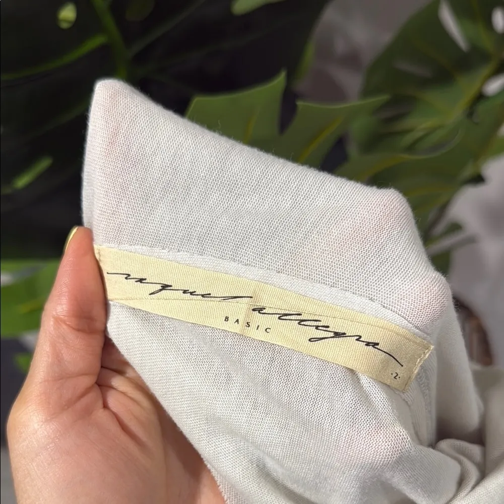 Raquel Allegra basics slip lace trim dress Size L - Image 8