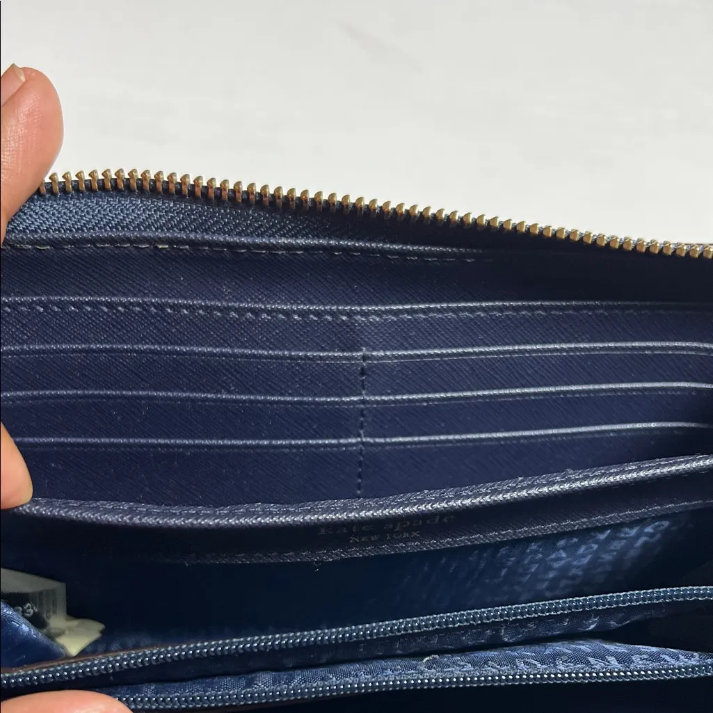 Kate Spade Midnight Black Saffiano Wallet - Image 5