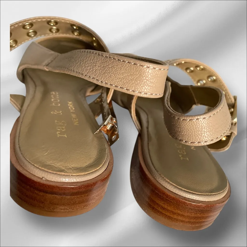 Rag and Bone 
Astra Slingback Flat - Warm Taupe Size US 6.5 (EU 36.5) - Image 7