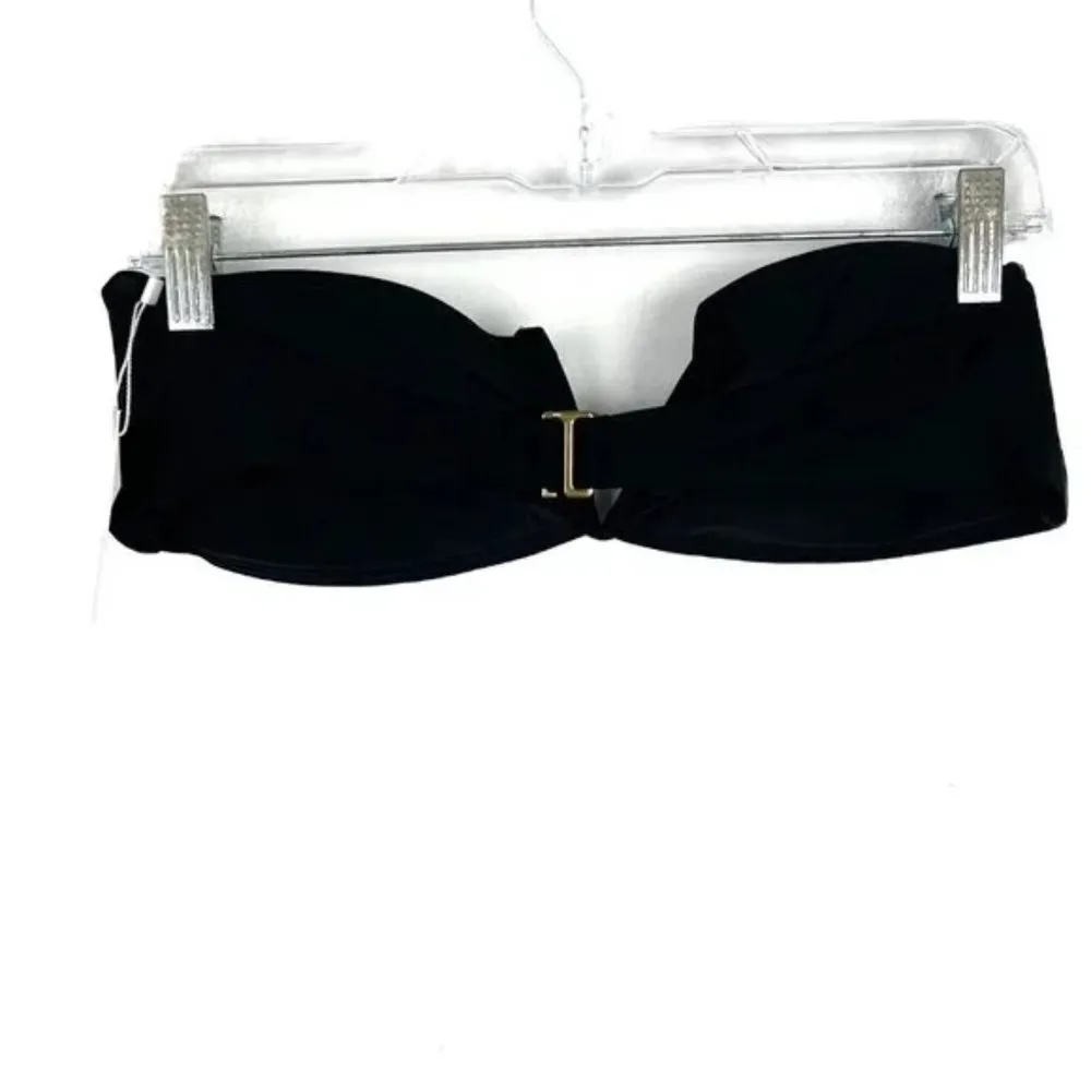 NWT Andie Swim The Scala Top Flat Strapless Black Size XS NEW - Image 6