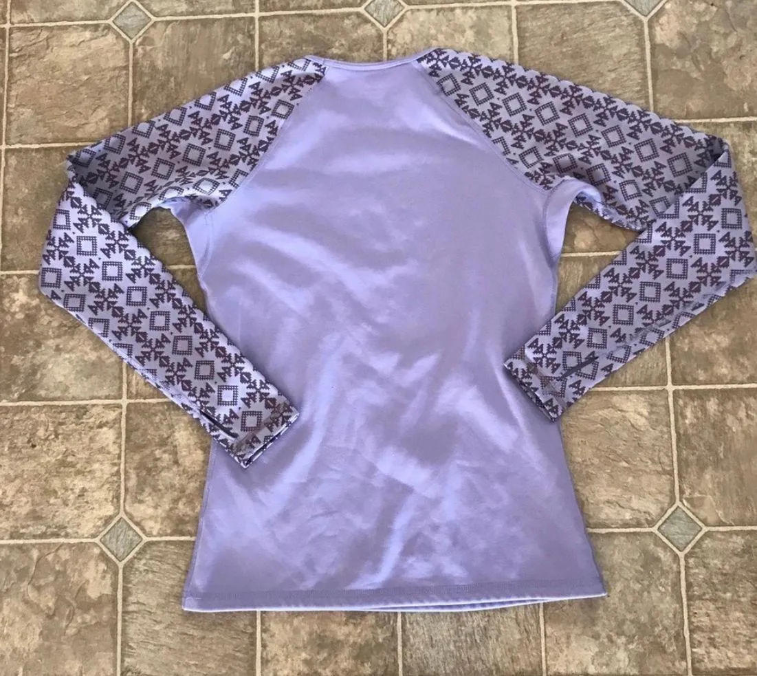 Pro Therma long sleeve shirt Purple Fleece - Image 2