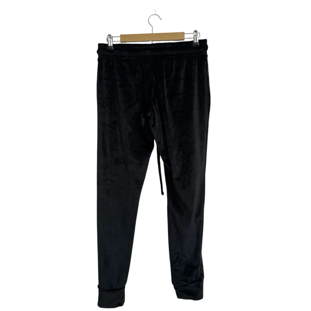 NFL Carolina Panthers Velour Elastic Waist Medium Women Jogger Pants Bla…‎ - Image 2