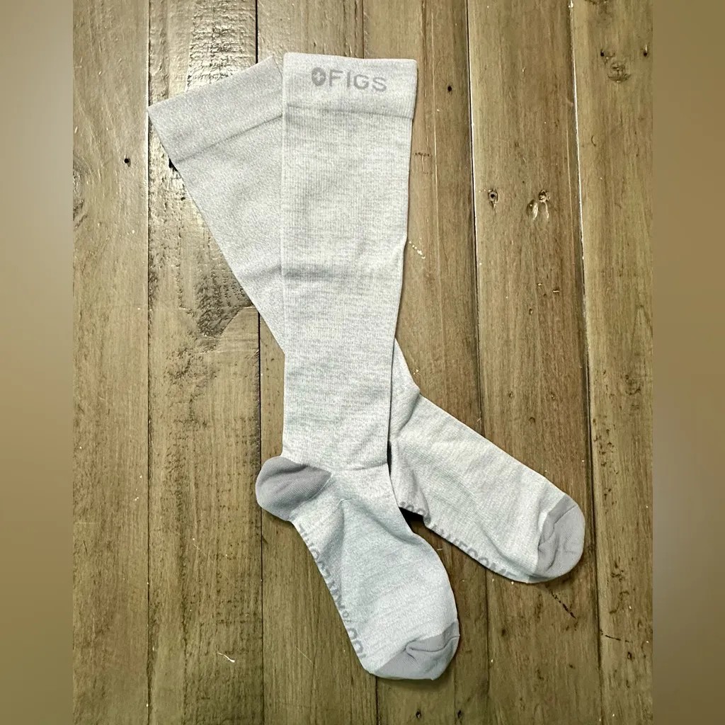 FIGS  Compression Socks - Grey - 100% Awesome - Medium - Image 2