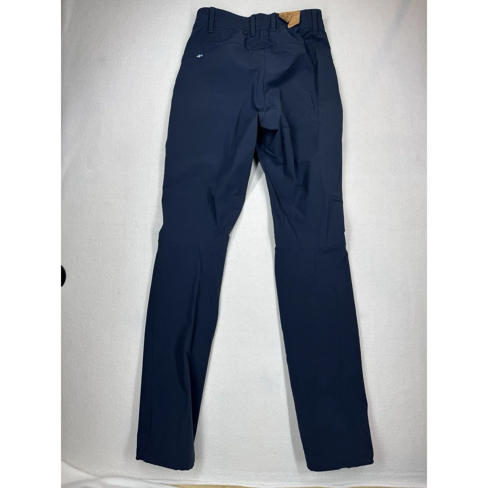 Fjallraven Women's Abisko Trail Stretch Trousers Dark Navy Size 2 NWT $175 MSRP - Image 2