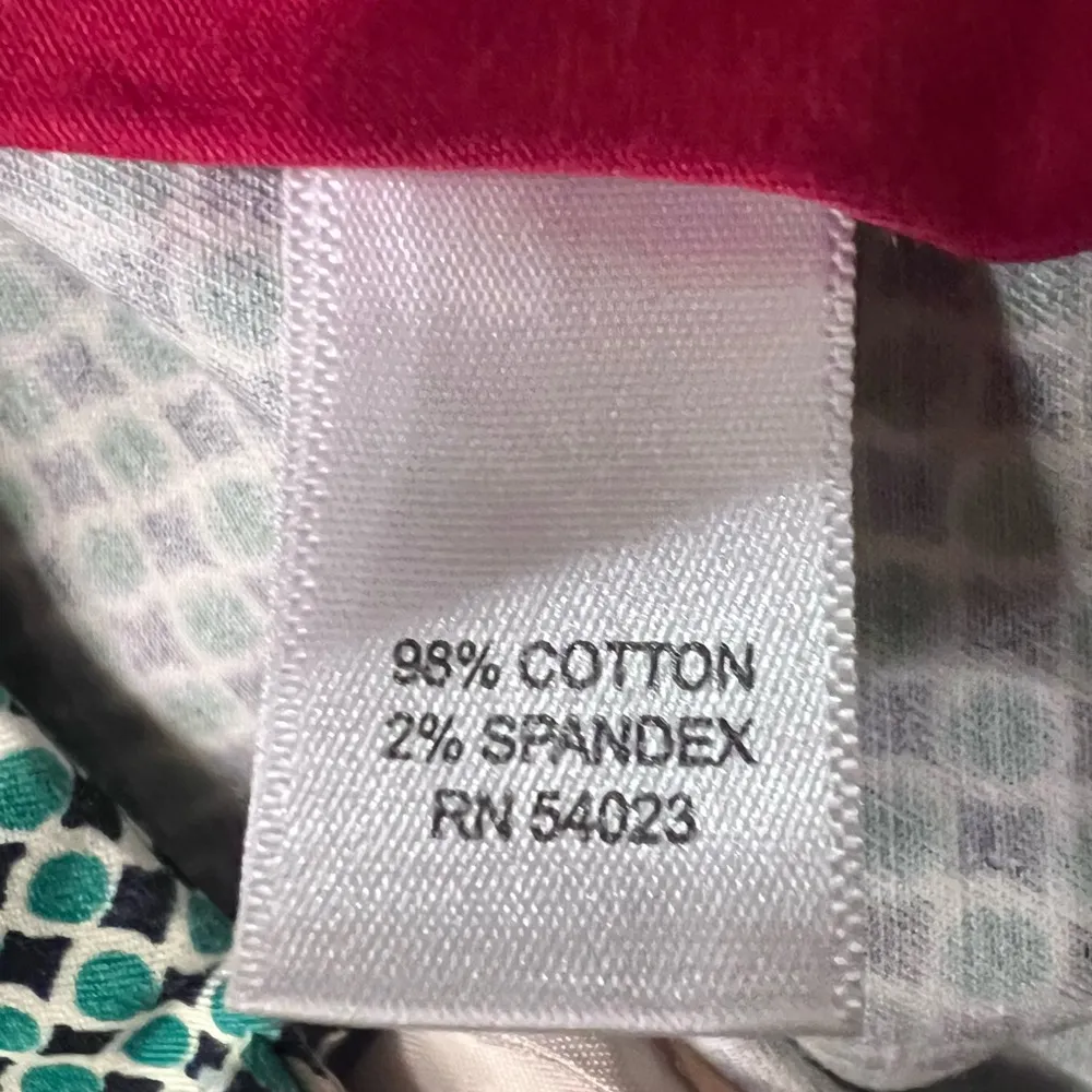 Banana Republic Green & Black Dot Stretch Cotton Straight-Fit Ankle Pants Sz 00P - Image 13