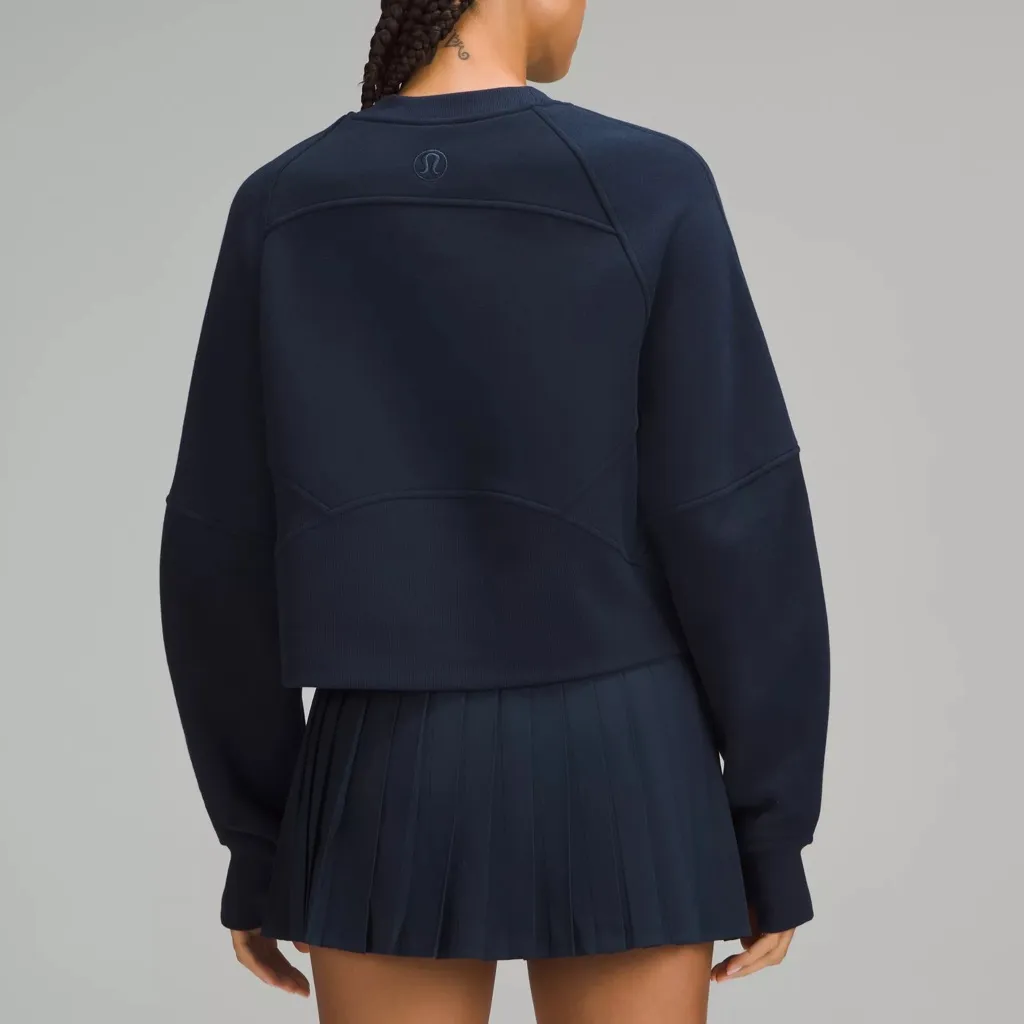 Lululemon True Navy Scuba Oversized Pullover *Wordmark - Image 6