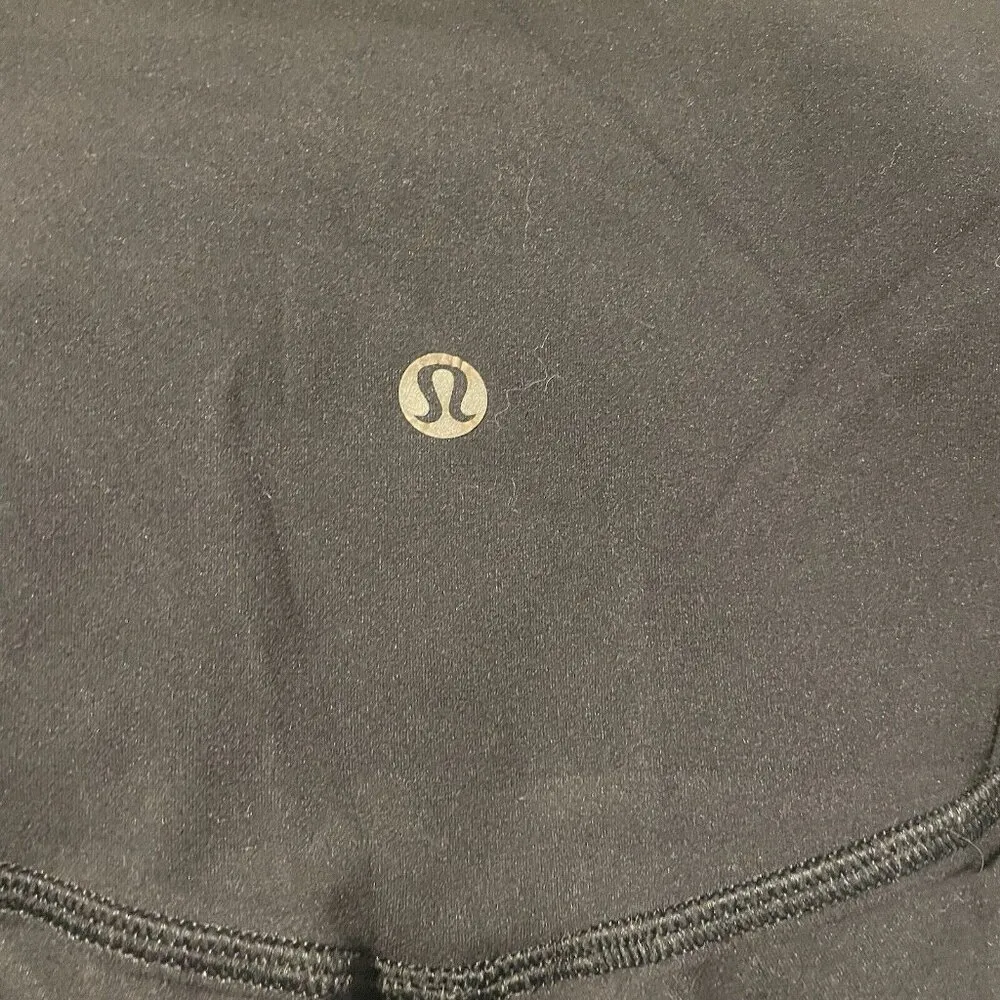Lululemon Leggings Womens Sz 6 S Wunder Under High Rise Crop Black Capri Workout - Image 3