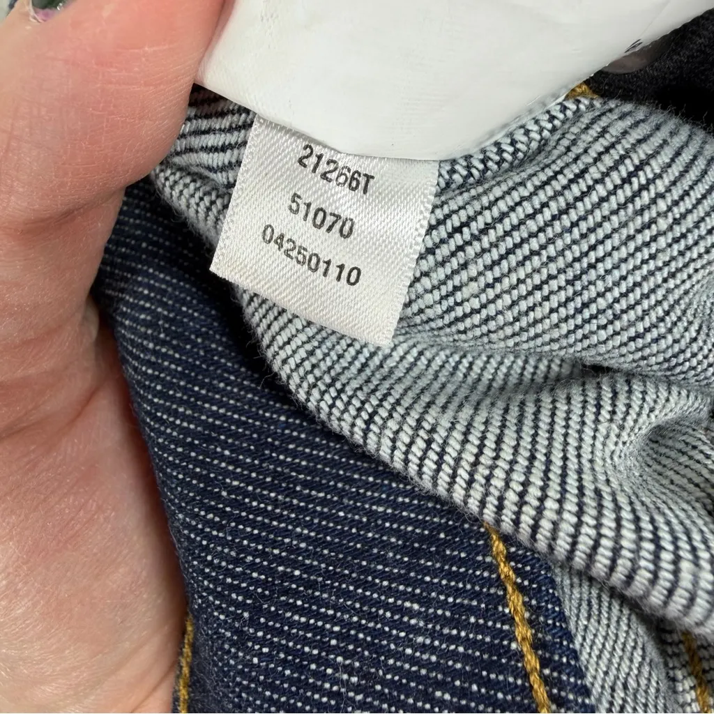 Spanx Dark Wash Jean-ish Flare High Rise Jeans - Image 6