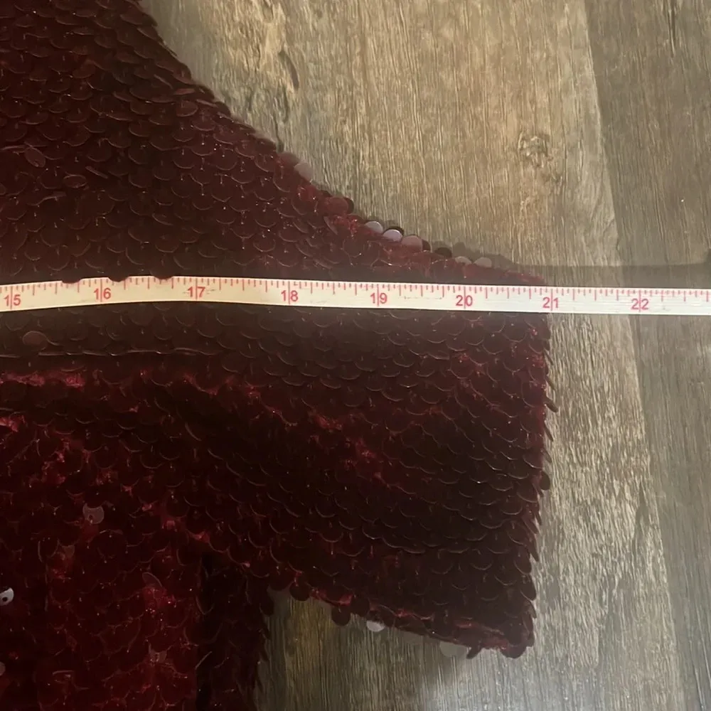 NWT Lavish Alice Purple Velvet Sequin Dress - Image 11