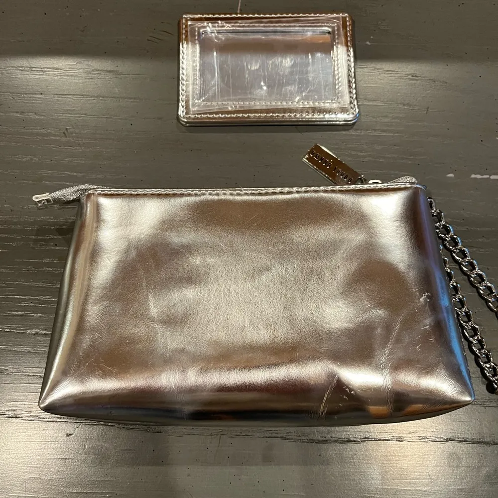 NWOT Bobbi Brown Metallic Eyeglasses Sunglasses Case Zip Pouch - Image 5