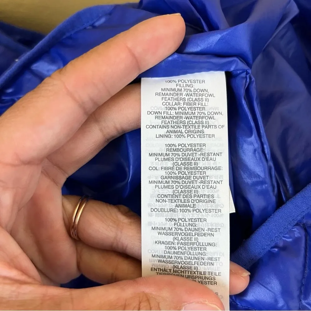 J. Crew Blue Waterfowl Down Vest - Image 8