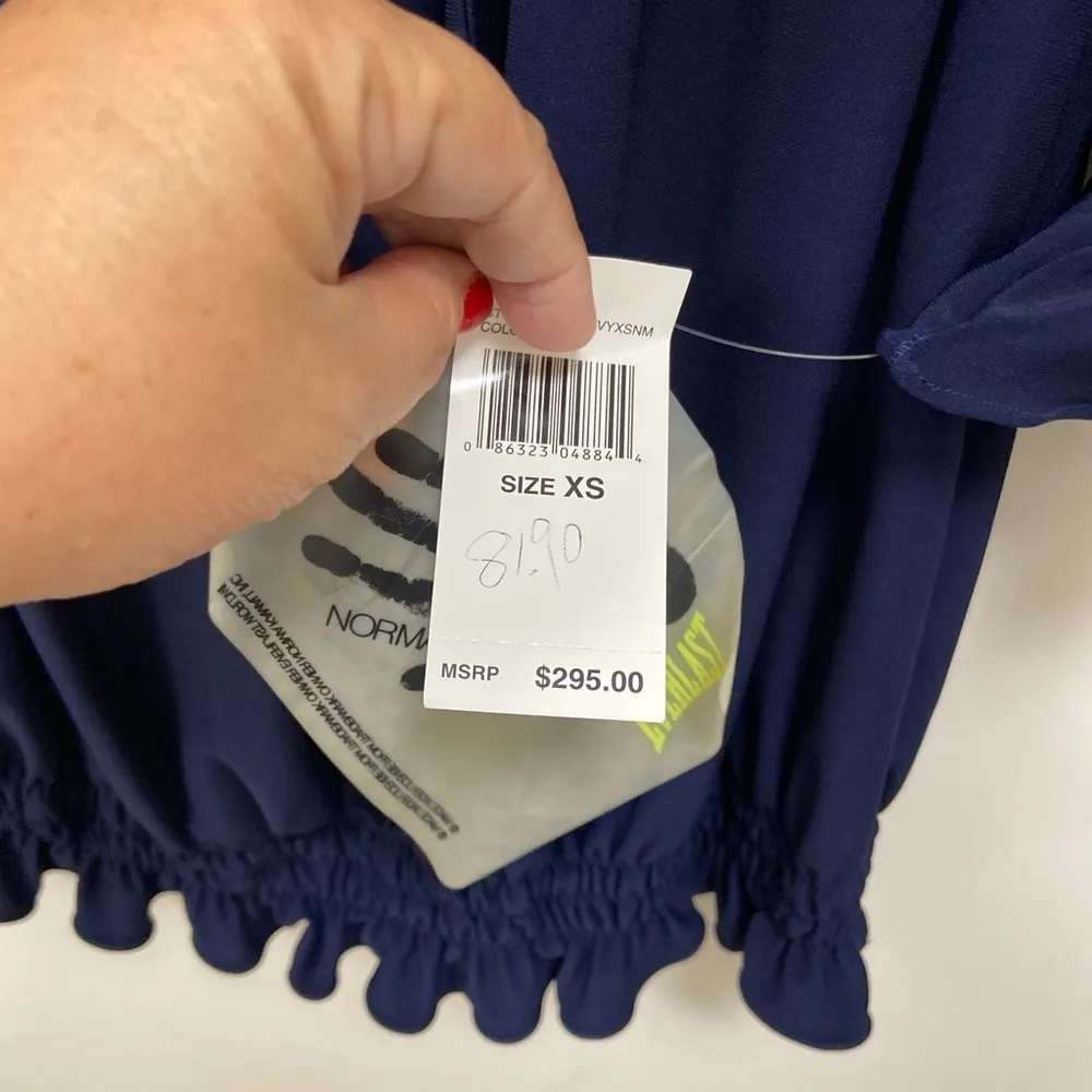 Norma Kamali dress Everlast blue new w tags women’s xtra small - Image 6