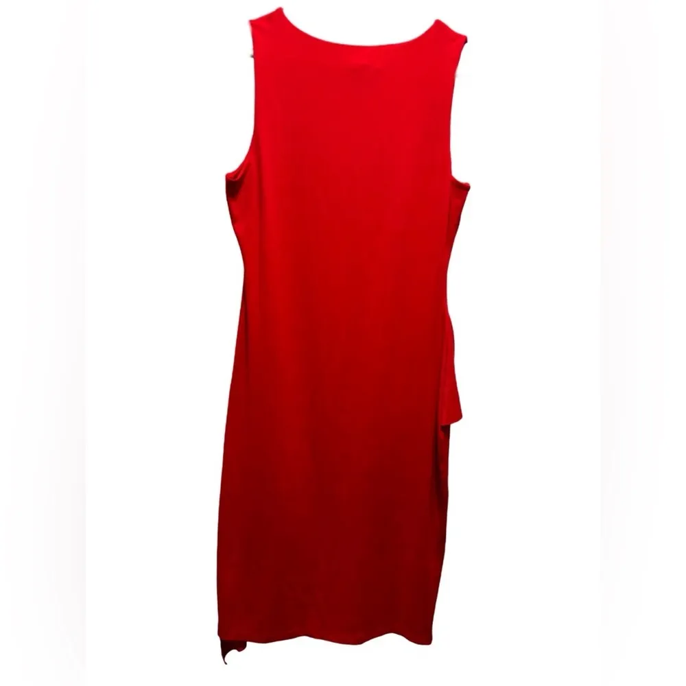 Susana Monaco Ruffle Maternity Dress Red Size L - Image 4