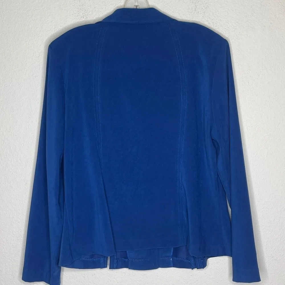 Vintage K Studio‎ Skirt Set Blue Size 16 - Image 5