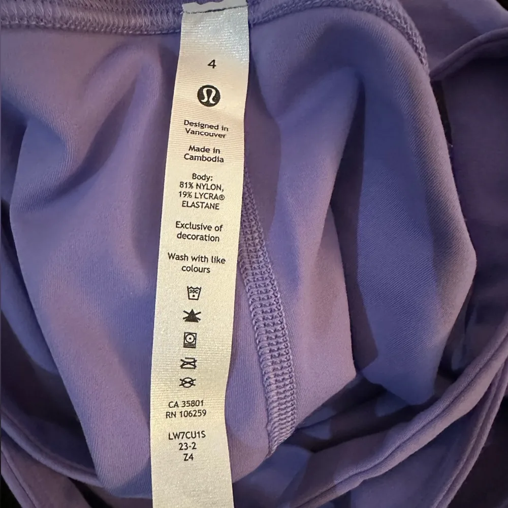 Lululemon Align Cut-Out High-Rise Shorts 6” –Dark Lavender – Size 4
NWT Retired - Image 5