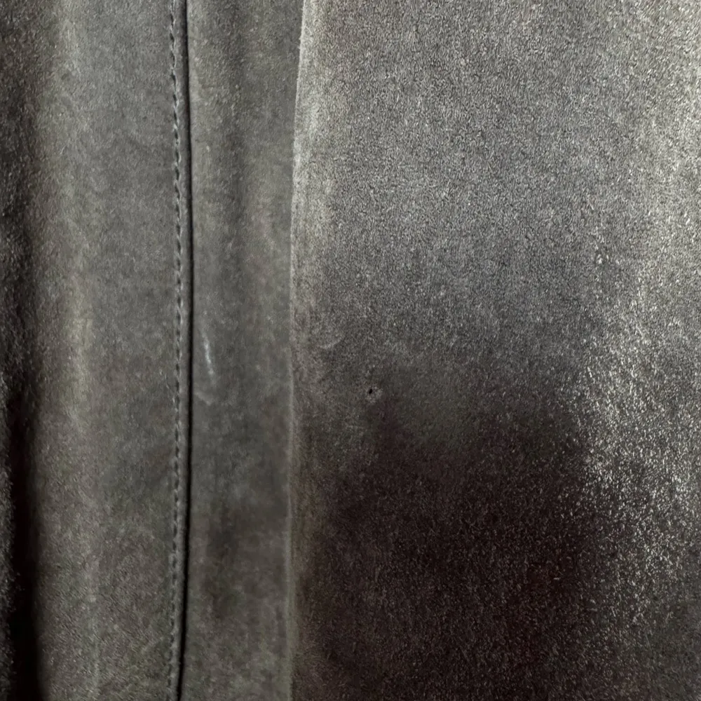 Vintage St. Johns Bay Hooded Faux Fur Lined Washable Suede Coat in Brown Size XL - Image 5