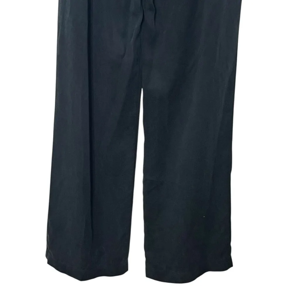 Reformation Pants Size 0 Black Wide Leg Tencel Pleated Women’s - Image 6