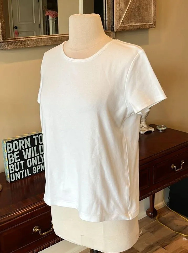 White Cotton Short Sleeve - Image 3