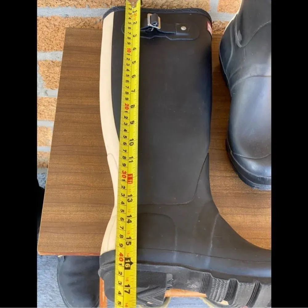 Hunter original stripe tall boots sz 8 - Image 9