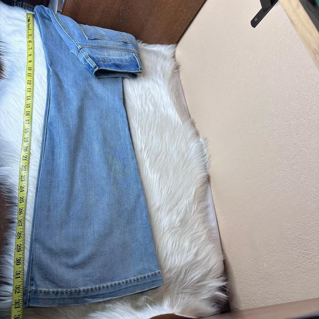 Miss Me Mid-Rise Wide Leg Jeans Light Wash Women's Size 30 - Image 8