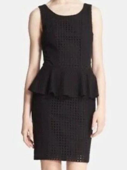 Rachel Zoe NWT Paola Cotton Eyelet Peplum … - Image 2