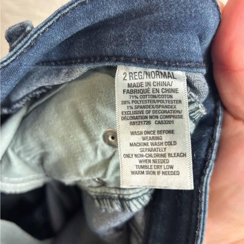 Aeropostale Woman’s High Waisted Denim Casual School Jeggings Size 2 Regular - Image 6