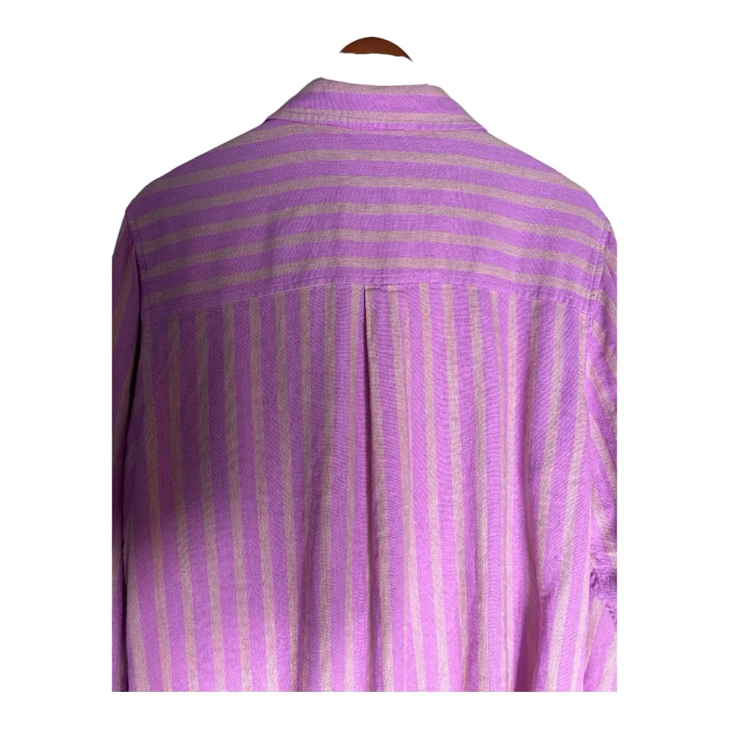 Universal Thread Lavender and Gold Striped Women’s Shirt - Image 7
