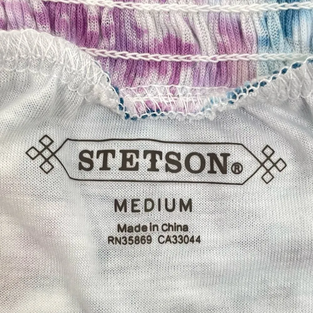 Stetson Dress Pink Blue Tie Dye NWT NEW Spaghetti Strap Sundress Vacation Travel - Image 6
