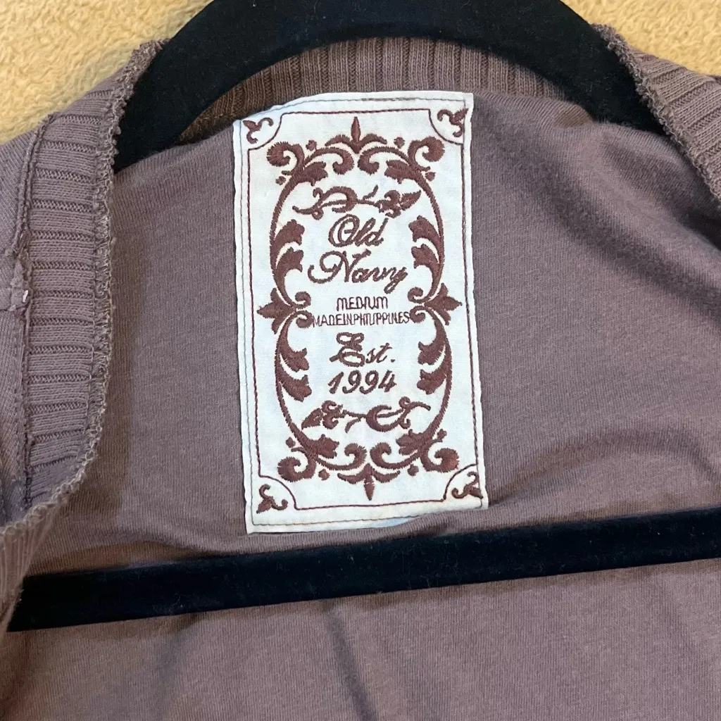 Old Navy  1994 short sweater Jacket Women's Medium Stretch Button Front - Image 5